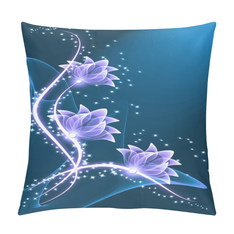 Personality  Transparent Flowers Pillow Covers