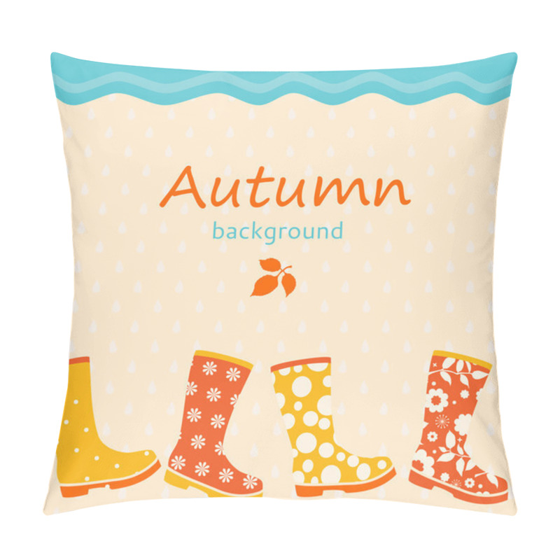 Personality  Autumnal Background Pillow Covers