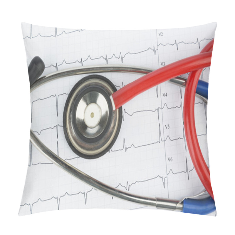 Personality  Stethoscope And Electrocardiogram Pillow Covers