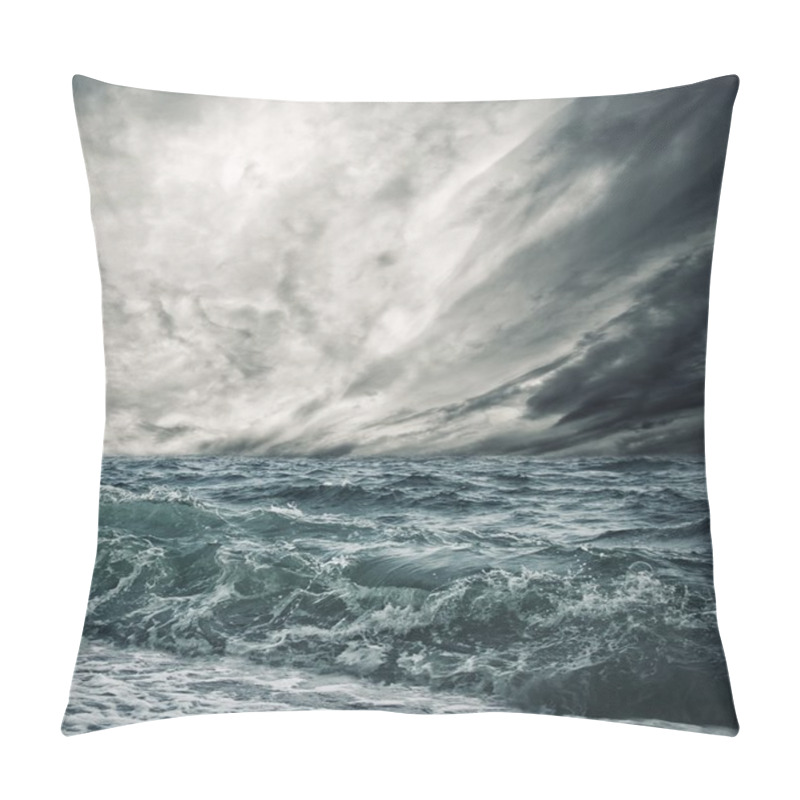 Personality  Big Ocean Wave Breaking The Shore Pillow Covers