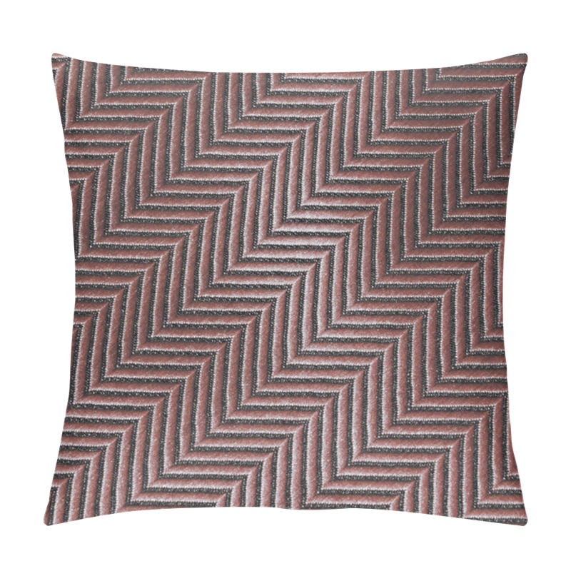 Personality  Brown And Black Zigzag Lines Pattern Pillow Covers