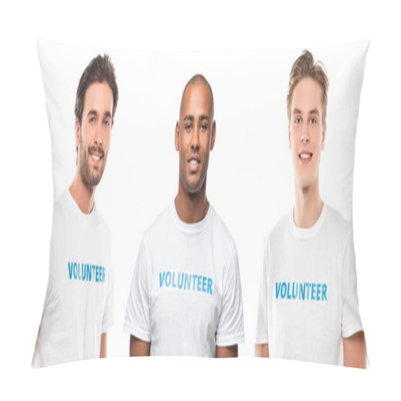 Personality  Young Handsome Volunteers Pillow Covers