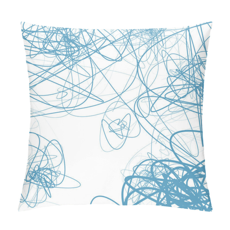 Personality  Sketchy Lines Abstract Background  Pillow Covers