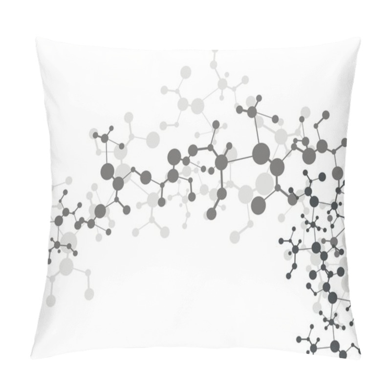 Personality  Molecule Background Pillow Covers