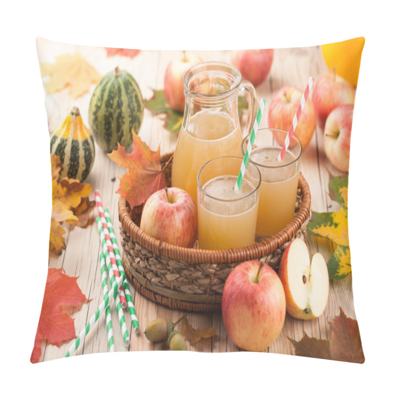 Personality  Apple Juice, Apples And Pumpkins Pillow Covers