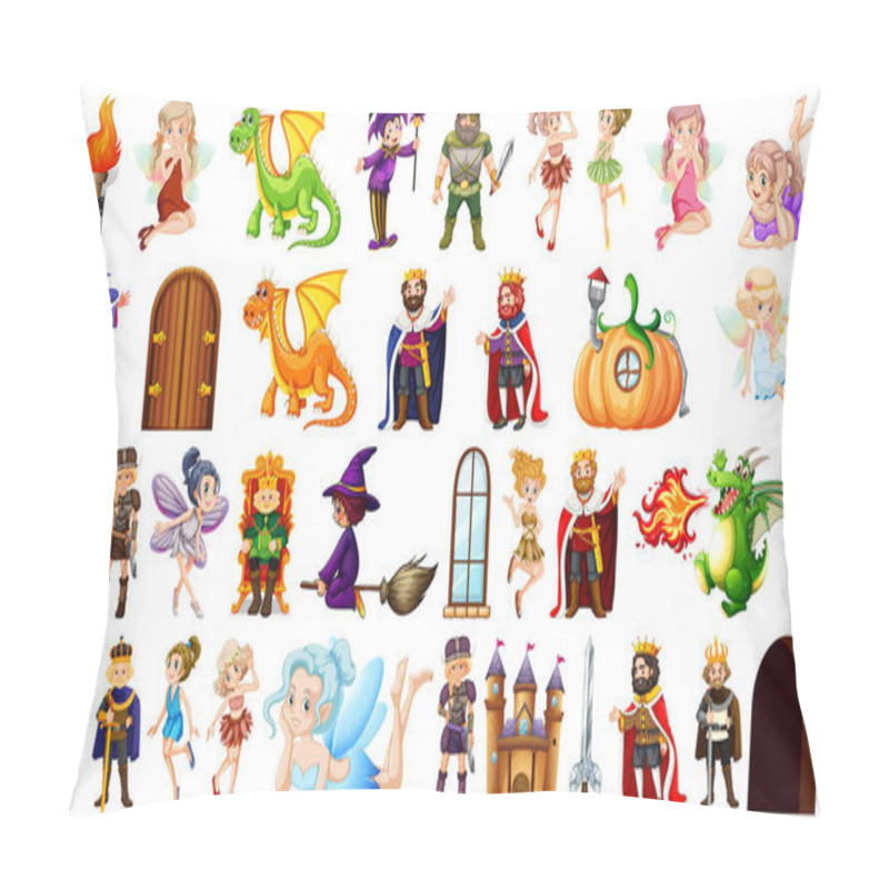 Personality  Set Of Medieval Character Pillow Covers