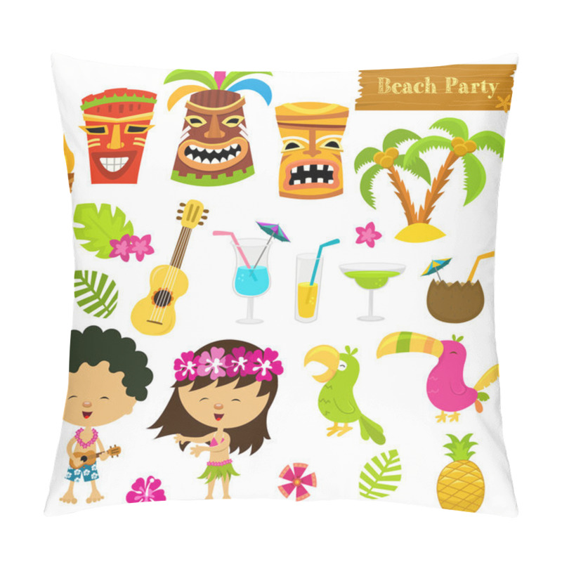 Personality  Cute Hawaii Set Pillow Covers