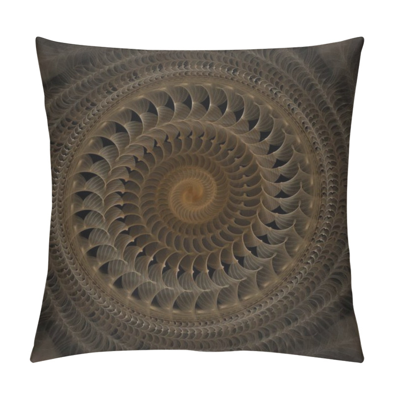 Personality  Abstract Background With Concentric Circles And Spirals Pillow Covers