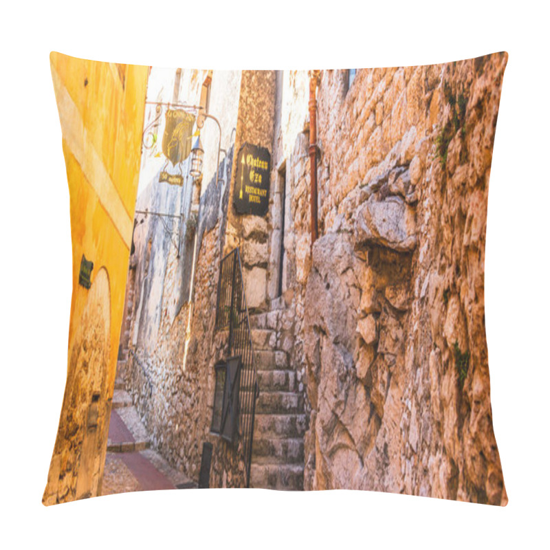 Personality  Eze Village, Medieval Village In Provence, French Riviera Pillow Covers