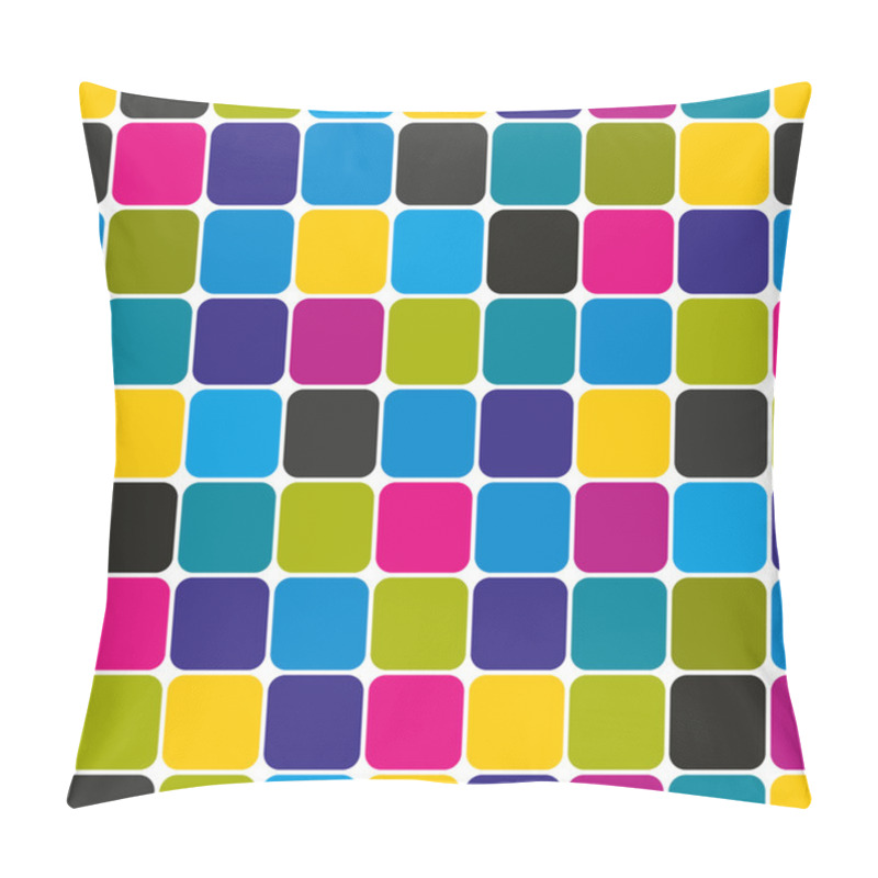 Personality  Geometric Mosaic Seamless Pattern Pillow Covers