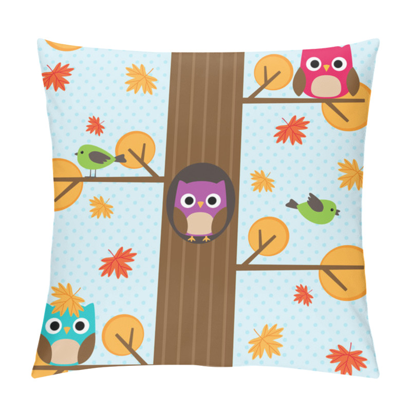 Personality  Seamless Vector Autumn Pattern Pillow Covers