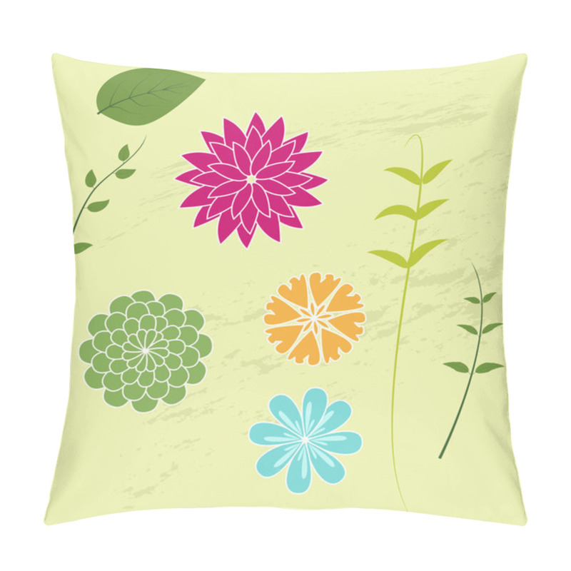 Personality  Spring Flowers Pillow Covers