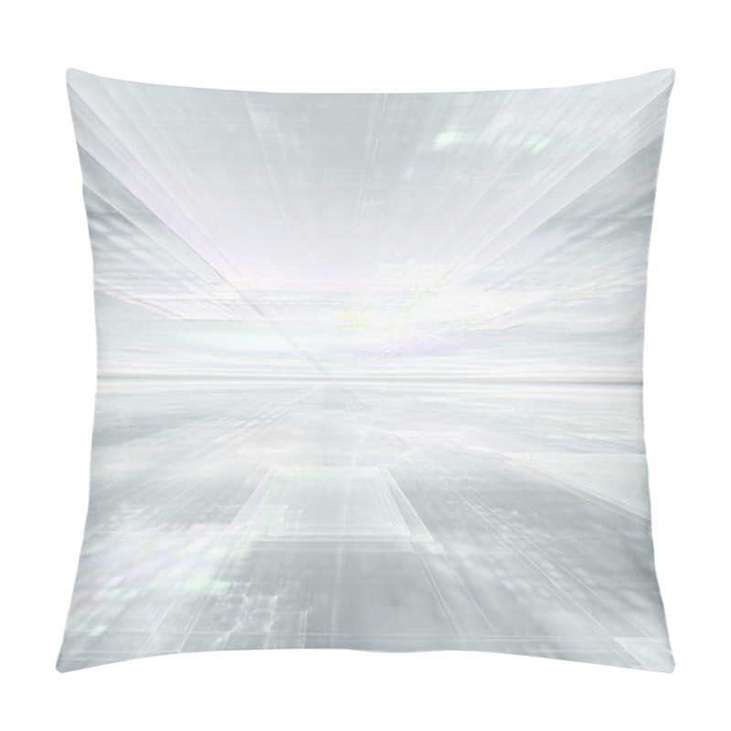 Personality  Abstract White Background - Digitally Generated Image Pillow Covers