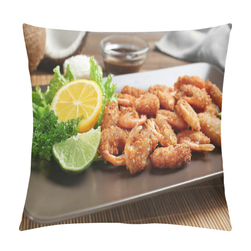 Personality  Delicious Coconut Shrimps Pillow Covers