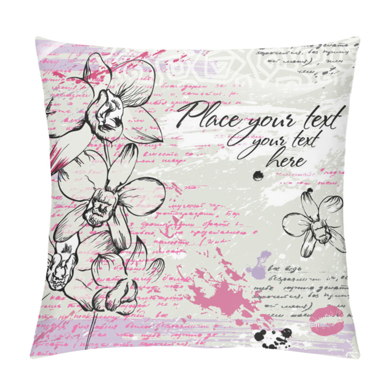 Personality  Orchid Pillow Covers