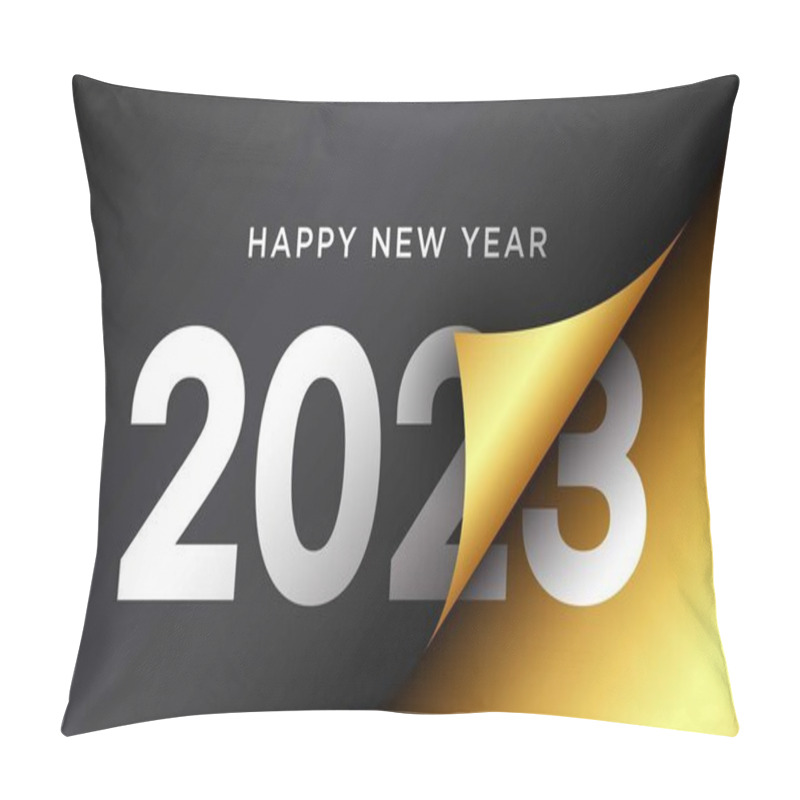 Personality  2023 Happy New Year Background Design. Vector Illustration. Pillow Covers