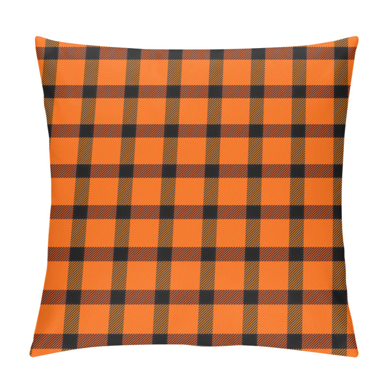 Personality  Halloween Tartan Plaid. Scottish Cage Background Pillow Covers