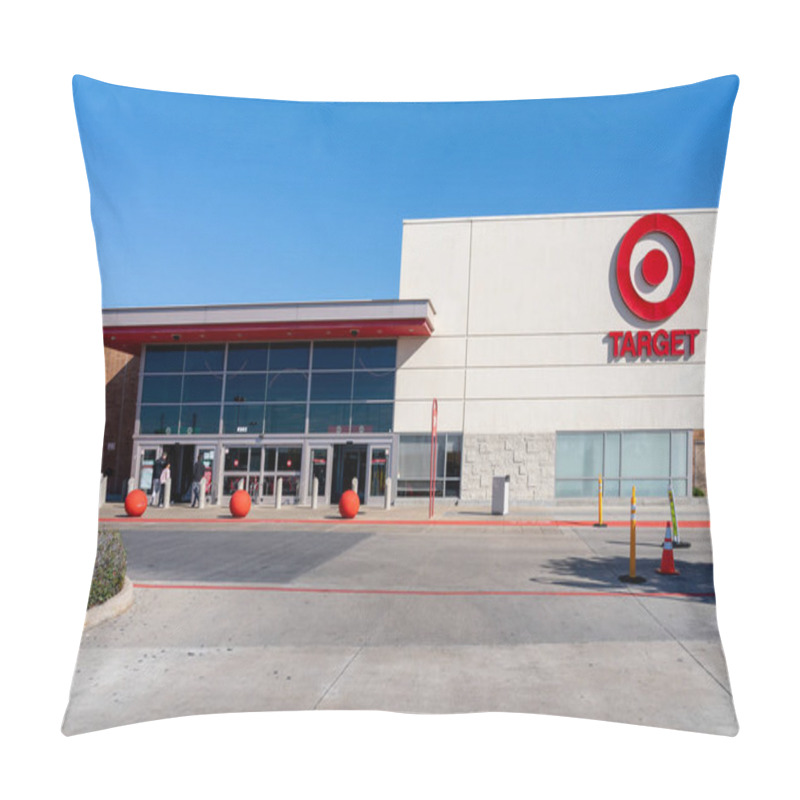 Personality  Houston, Texas, USA - March 13, 2022: A Target Store In Houston, Texas, USA On March 13, 2022. Target Corporation Is An American Big Box Department Store Chain. Pillow Covers