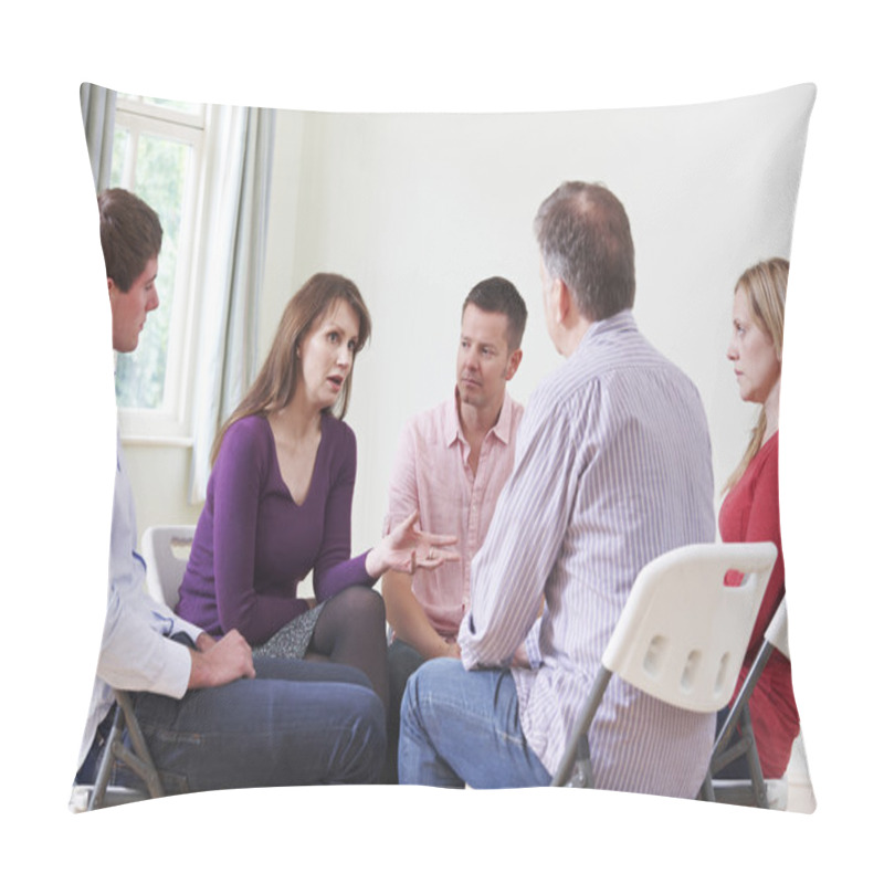 Personality  Meeting Of Support Group Pillow Covers