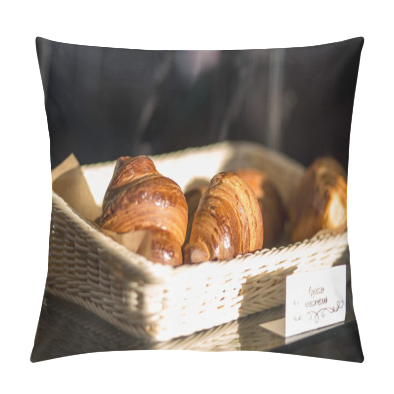 Personality  Freshly Baked Croissants Are A Good Addition To Coffee Pillow Covers