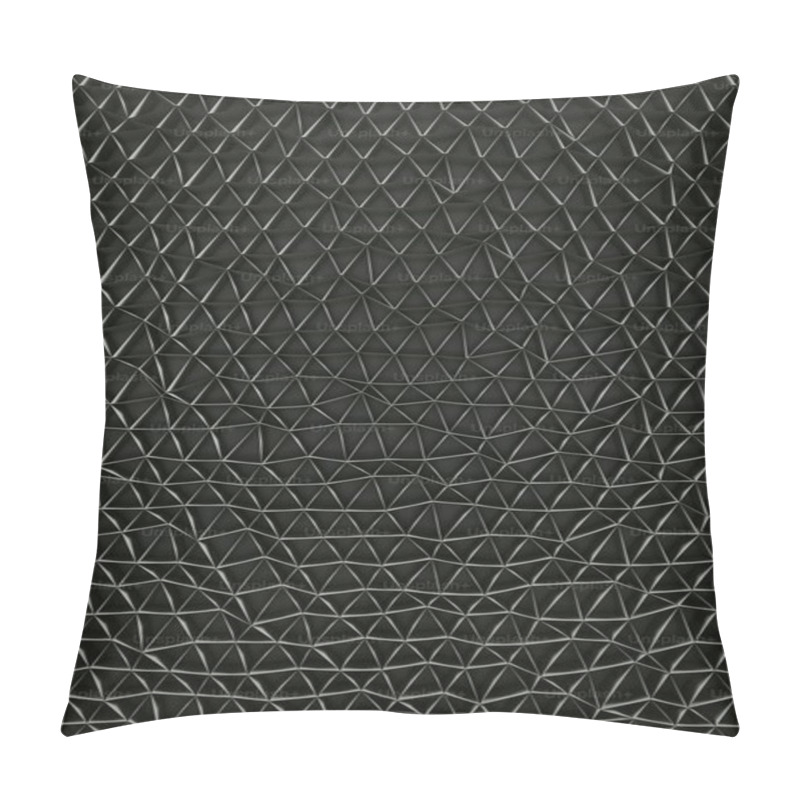 Personality  Abstract Geometric Pattern In Shades Of Black And Gray. Pillow Covers