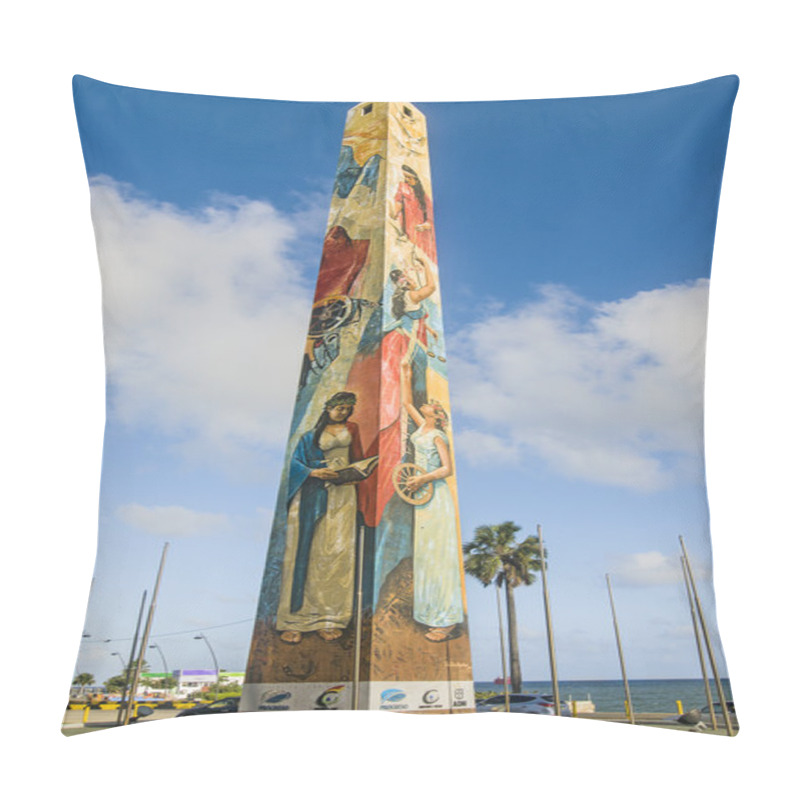 Personality  Obelisk At Santo Domingo, Dominican Republic Pillow Covers