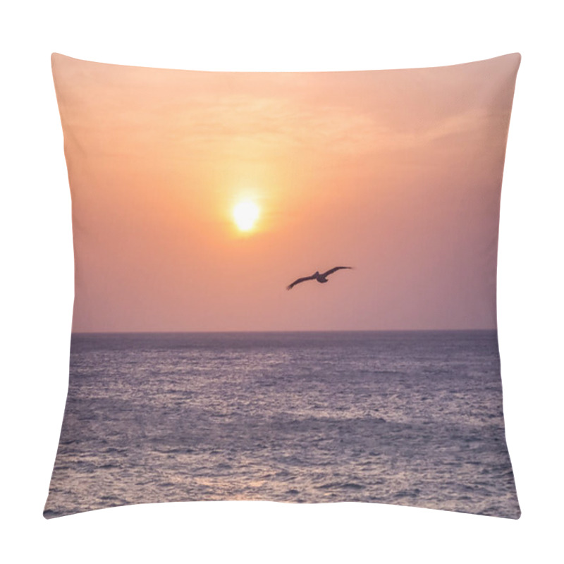 Personality  Beautiful Sunset Over The Sea Pillow Covers