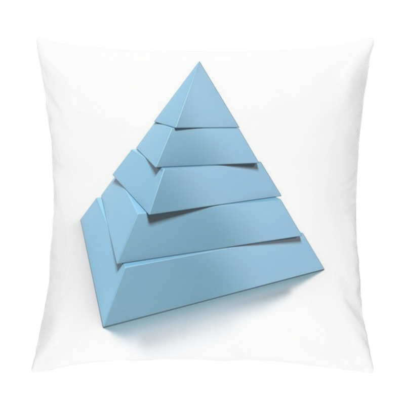 Personality  3d Pyramid, Five Levels Pillow Covers