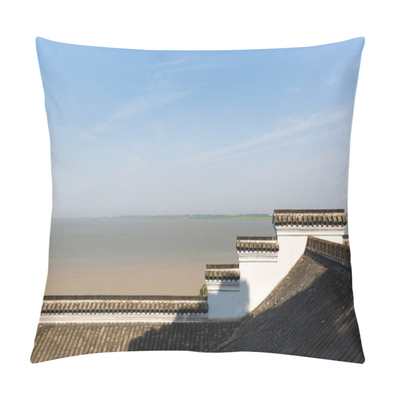 Personality  Dongting Lake Landscape Pillow Covers