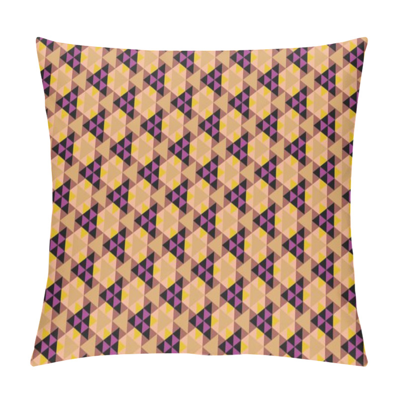 Personality  Abstract Creative Background With Repeated Shapes Pillow Covers