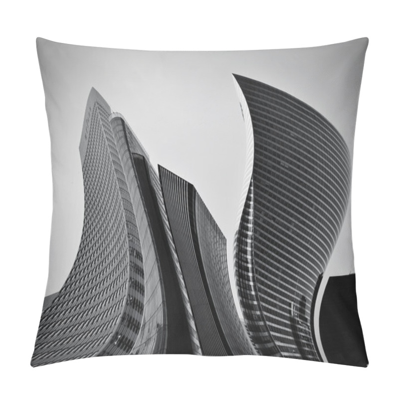 Personality  Business Skyscrapers Abstract Conceptual Architecture Pillow Covers