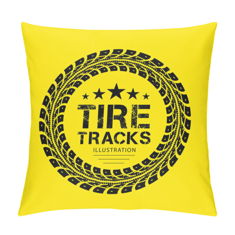 Personality  Tire Tracks Pillow Covers