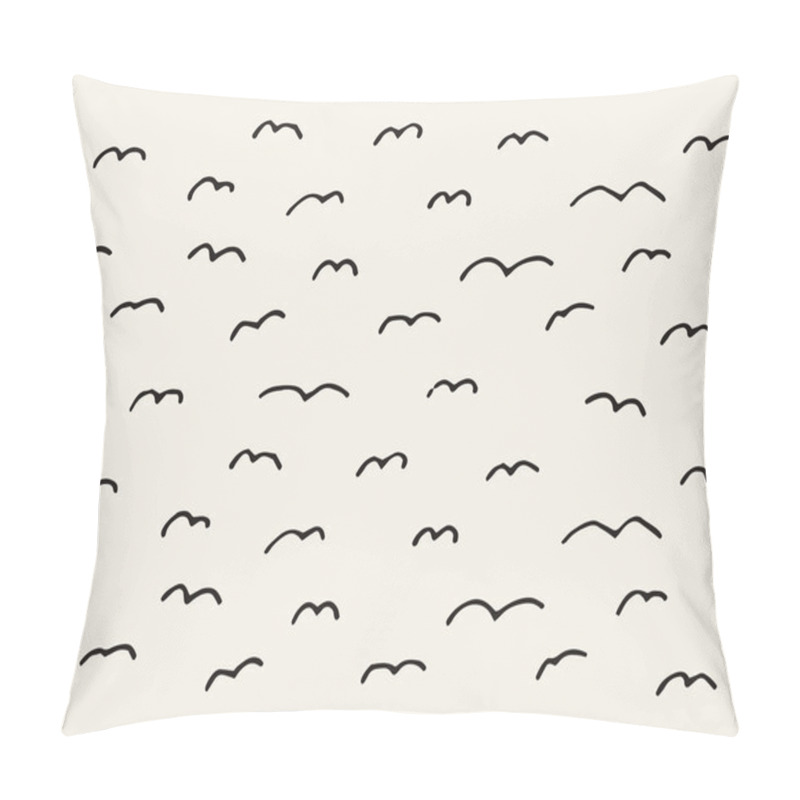 Personality  HandSketched Vector Seamless Pattern Pillow Covers