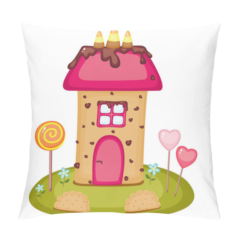 Personality  Candy House Pillow Covers