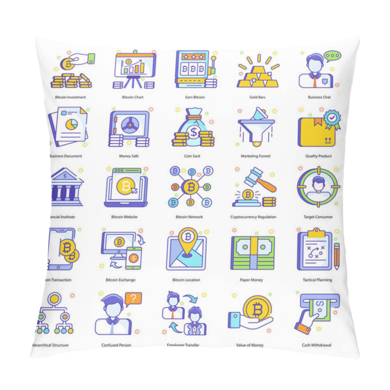 Personality  Here We Bring A Pack Of Finance Concepts In Flat Style For Your Next Design Project. These Elements Have Quality To Modify And Use As Per Project Needs. Pillow Covers