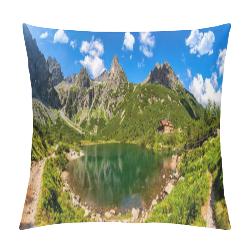 Personality  Beautiful Summer Panorama Of Mountains Range Pillow Covers