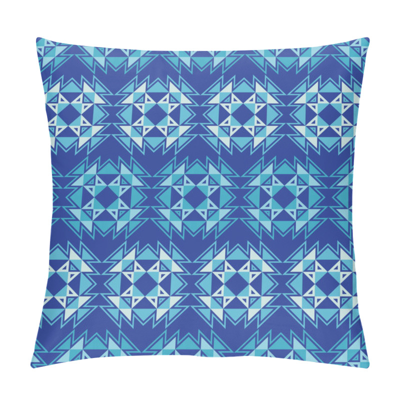 Personality  Ethnic Boho Seamless Pattern. Traditional Ornament. Geometric Background. Tribal Pattern. Folk Motif. Textile Rapport. Pillow Covers