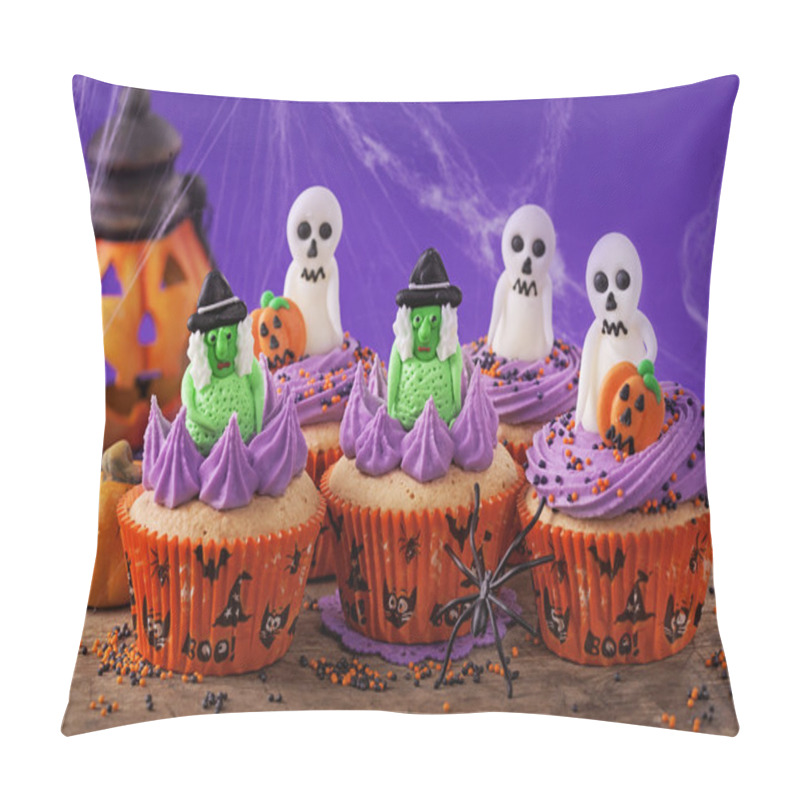 Personality  Halloween Cupcakes Pillow Covers