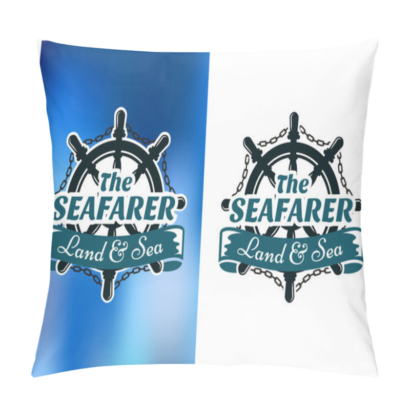 Personality  Nautical Themed Poster The Seafarer Pillow Covers