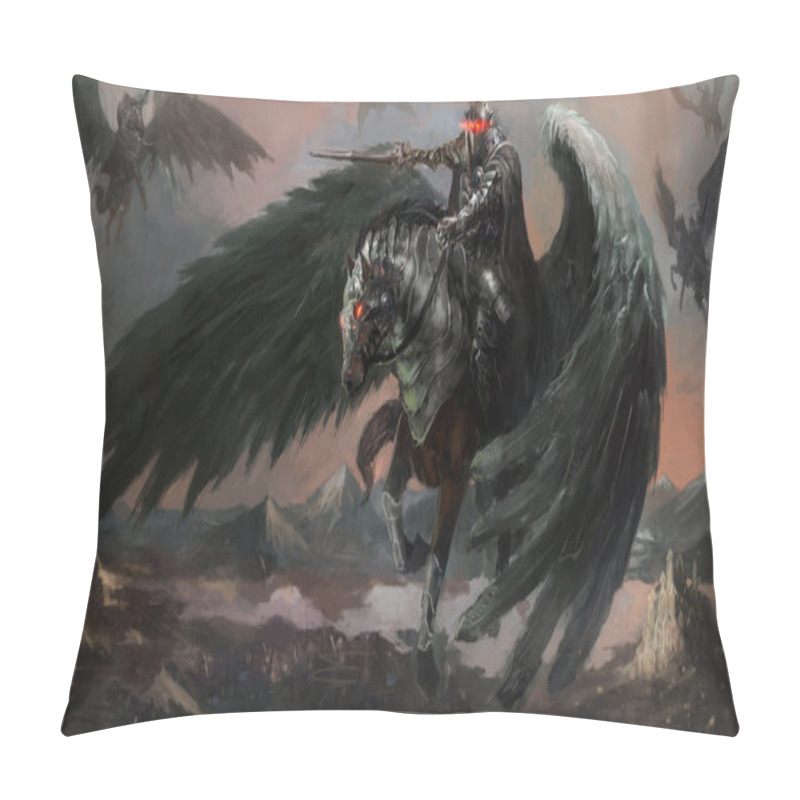 Personality  Dark Pegasus  Pillow Covers