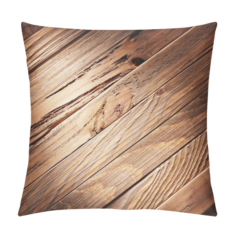 Personality  Image Texture Of Old Wooden Planks. Pillow Covers