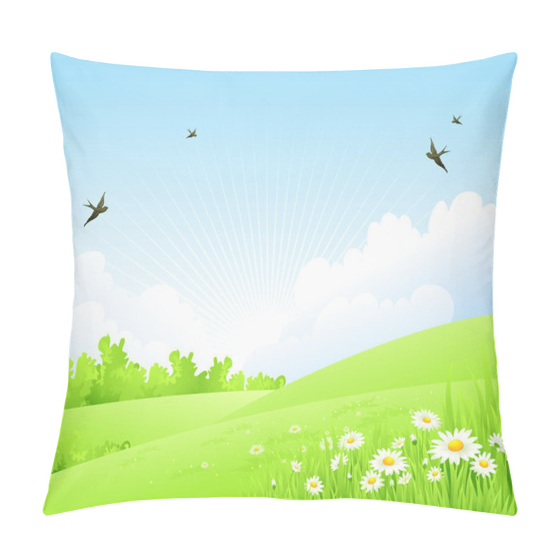 Personality  Spring Amazing Scenery Pillow Covers