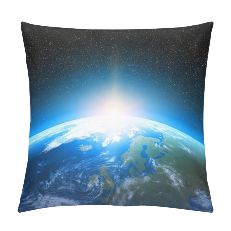 Personality  Earth Planet Viewed From Space Pillow Covers