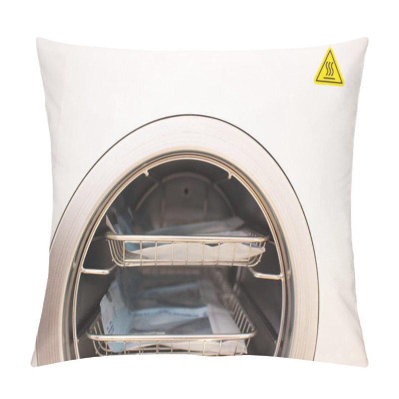 Personality  Sterilizing Medical Instruments In Autoclave. Equipment For Sterile Cleaning Of Working Medical Instruments Pillow Covers