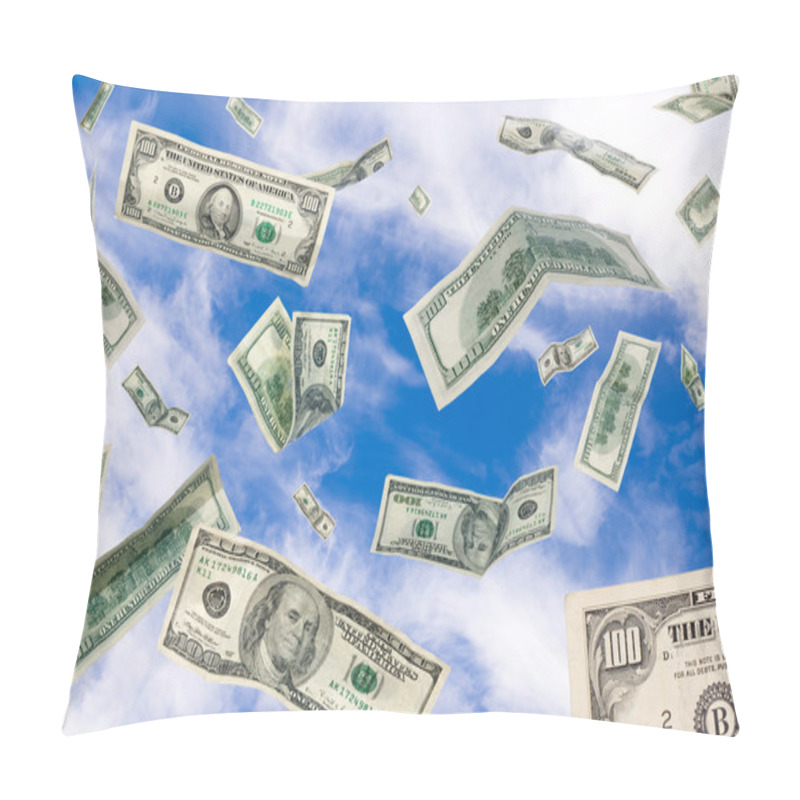 Personality  Cash Falling From The Sky Pillow Covers