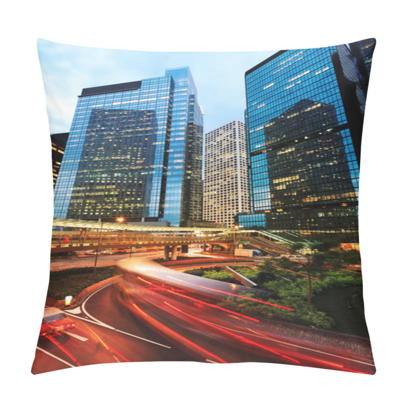 Personality  Night Traffic Hong Kong Pillow Covers