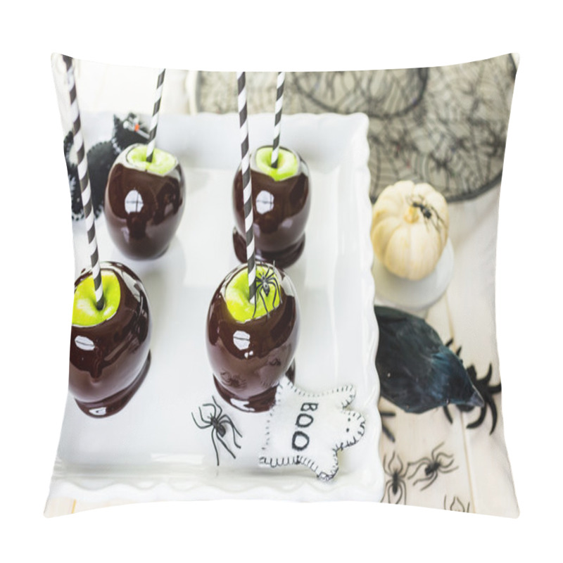 Personality  Candy Apples For Halloween Party Pillow Covers