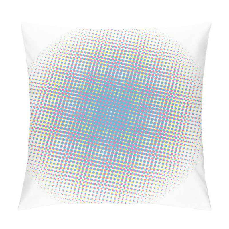 Personality  Optical Dots Radial Gradient Pillow Covers