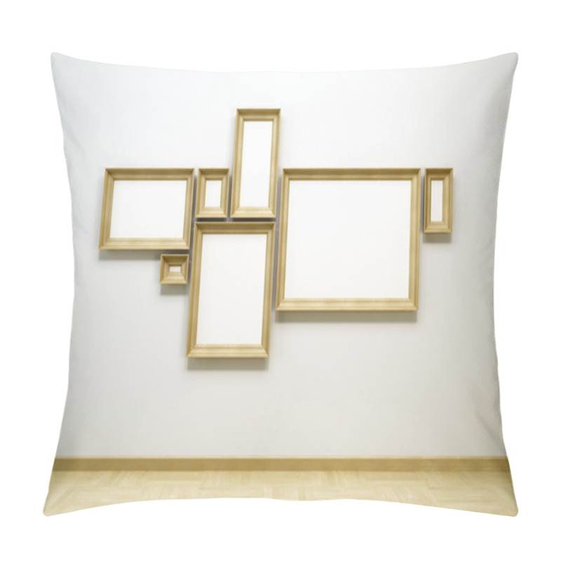 Personality  Blank Frames In The Gallery Pillow Covers