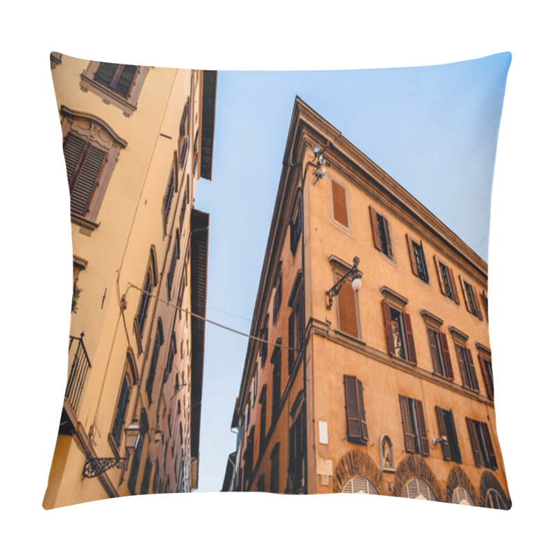 Personality  Cozy Narrow Street With Beautiful Historic Buildings In Florence, Italy  Pillow Covers